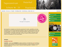 Tablet Screenshot of perspektiven-verein.de